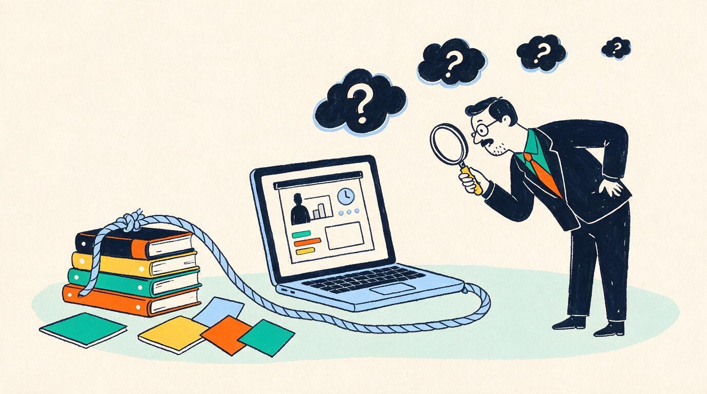 A laptop whiteboard lesson anchored to an institute's books and slides